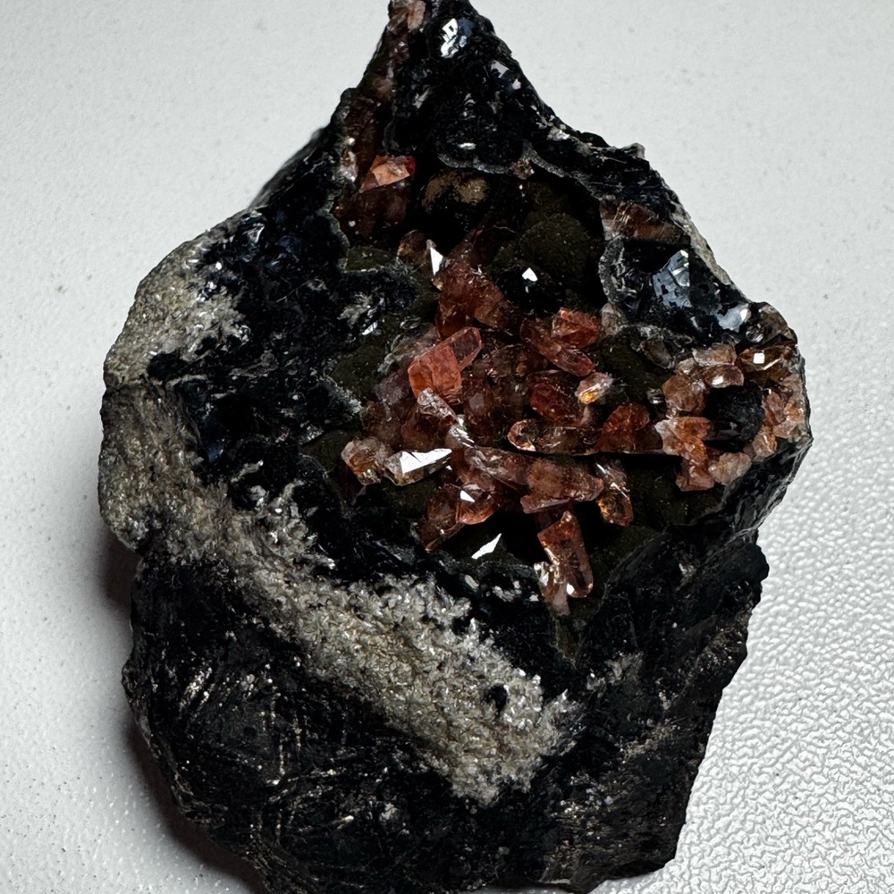 SUPER RARE Collector Rhodochrosite Matrix Potosi Mine Santa Eulalia Chihuahua 🇲🇽 - Picture 4 of 6